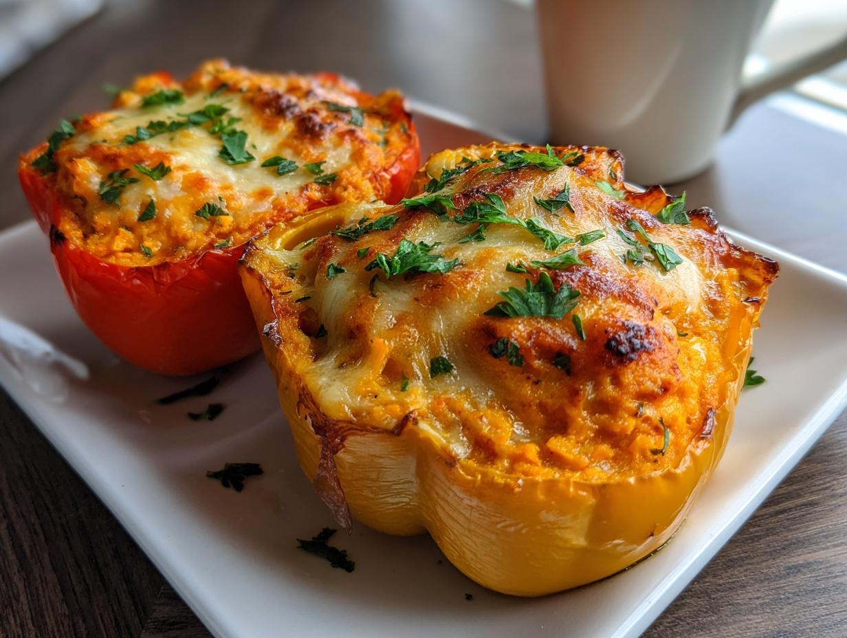 Sweet Potato Stuffed Peppers