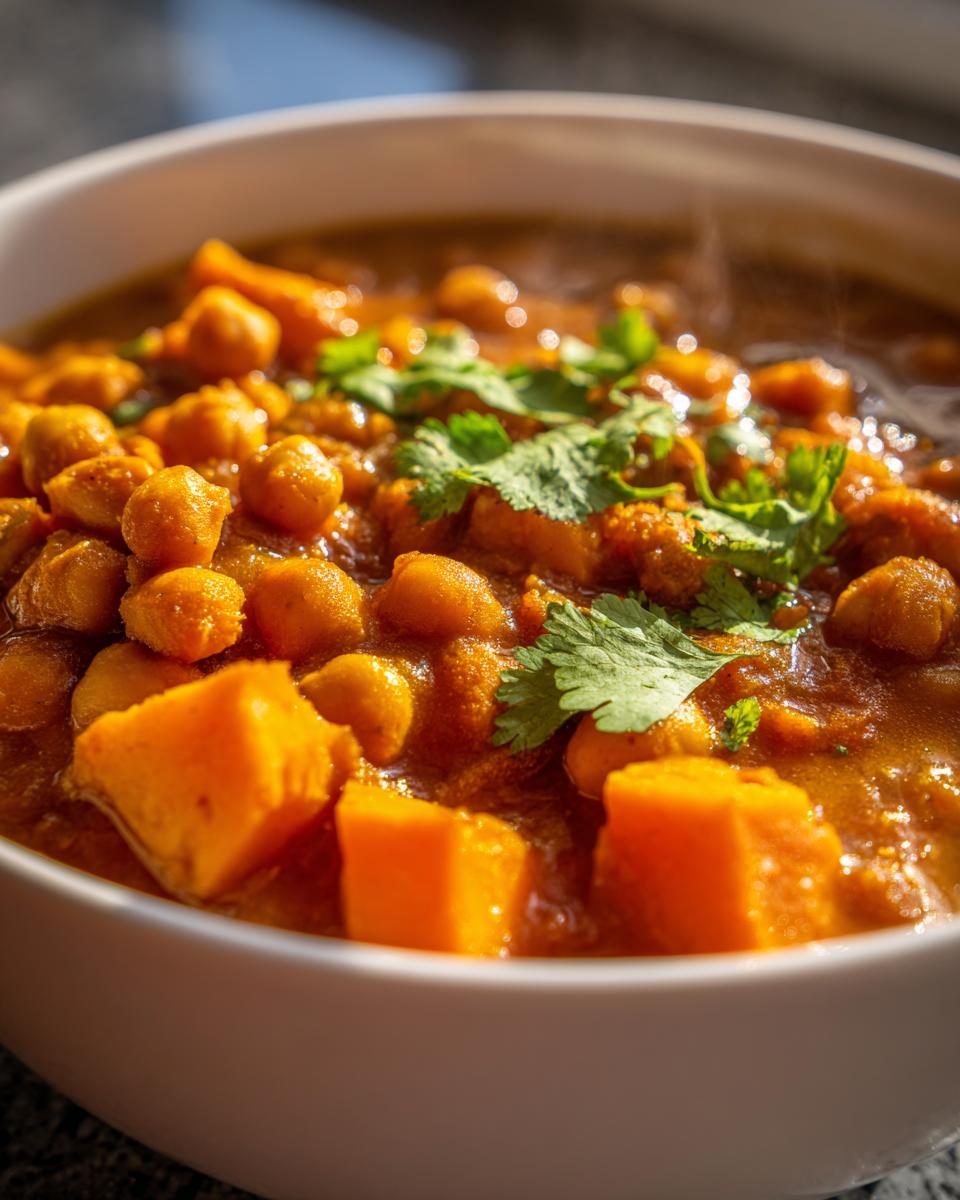 Hearty Sweet Potato and Chickpea Stew in Just 30 Minutes 5 Sweet Potato and Chickpea Stew - detail 1