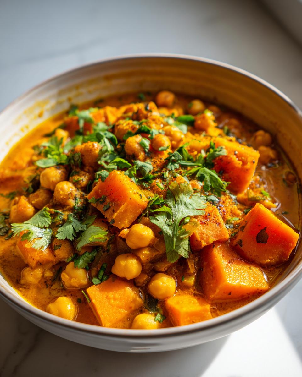 Hearty Sweet Potato and Chickpea Stew in Just 30 Minutes 6 Sweet Potato and Chickpea Stew - detail 2