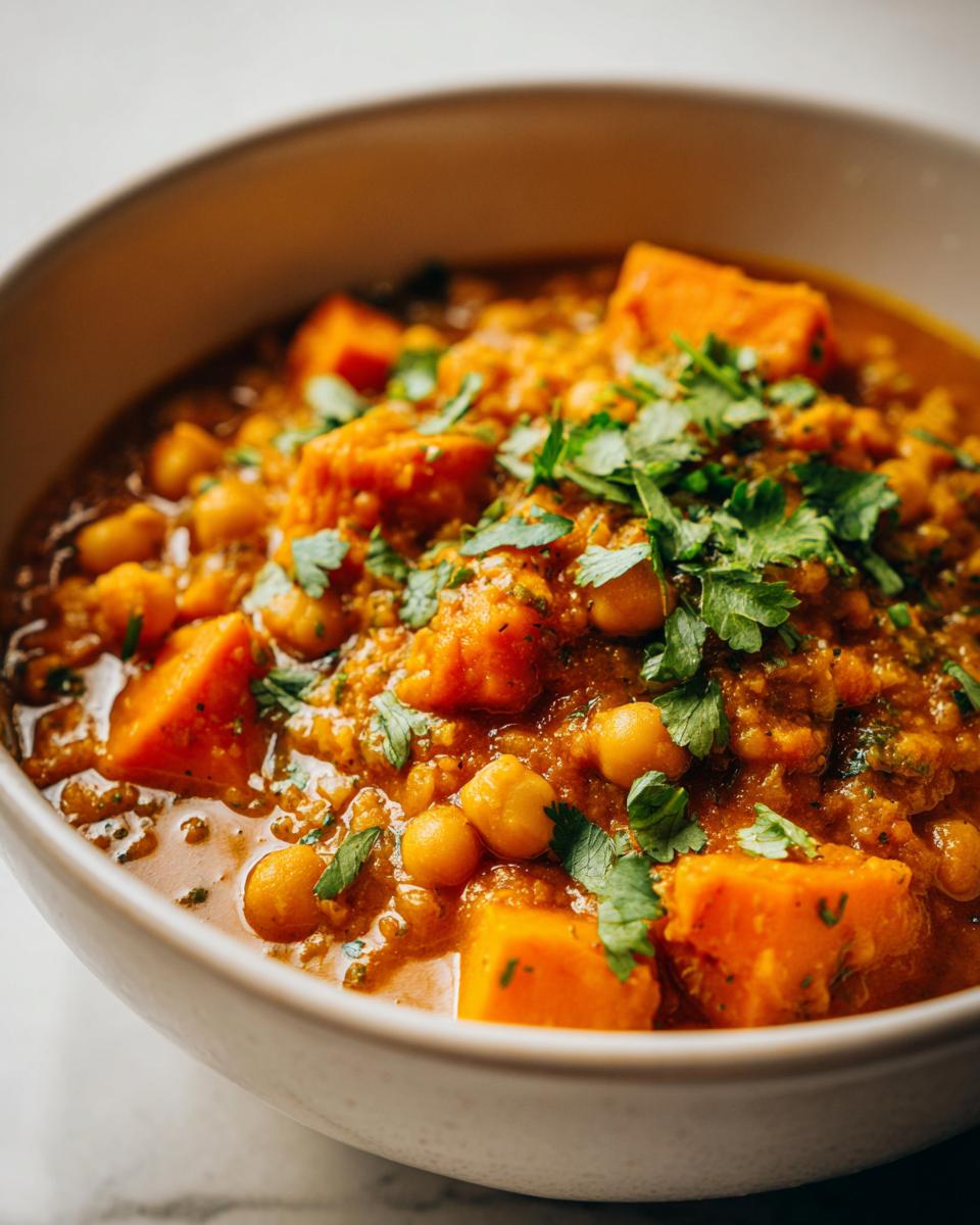 Hearty Sweet Potato and Chickpea Stew in Just 30 Minutes 7 Sweet Potato and Chickpea Stew - detail 3