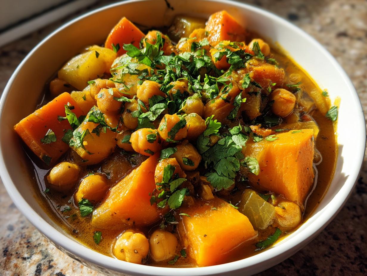 Sweet Potato and Chickpea Stew