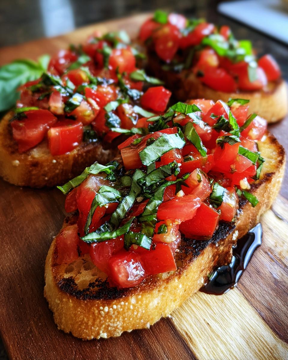 7-Ingredient Tomato Bruschetta Recipe - Simple & Irresistible 6 Tomato Bruschetta - detail 1