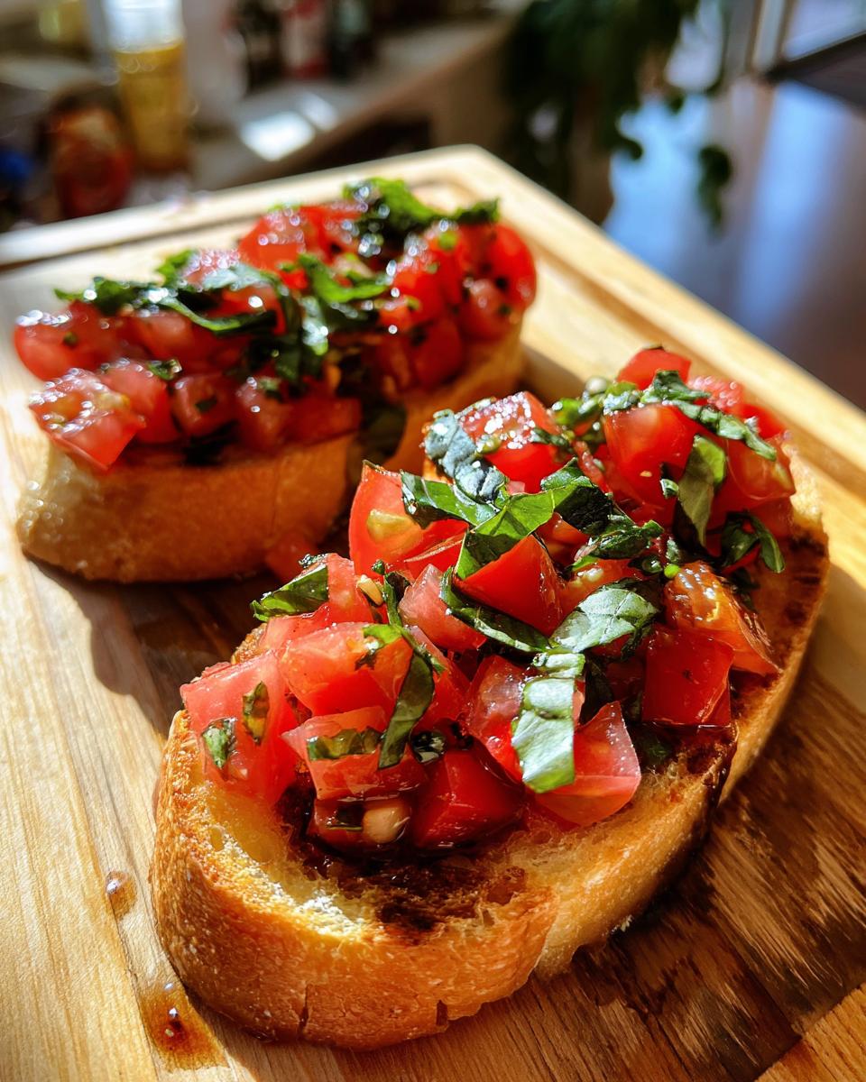 7-Ingredient Tomato Bruschetta Recipe - Simple & Irresistible 7 Tomato Bruschetta - detail 2
