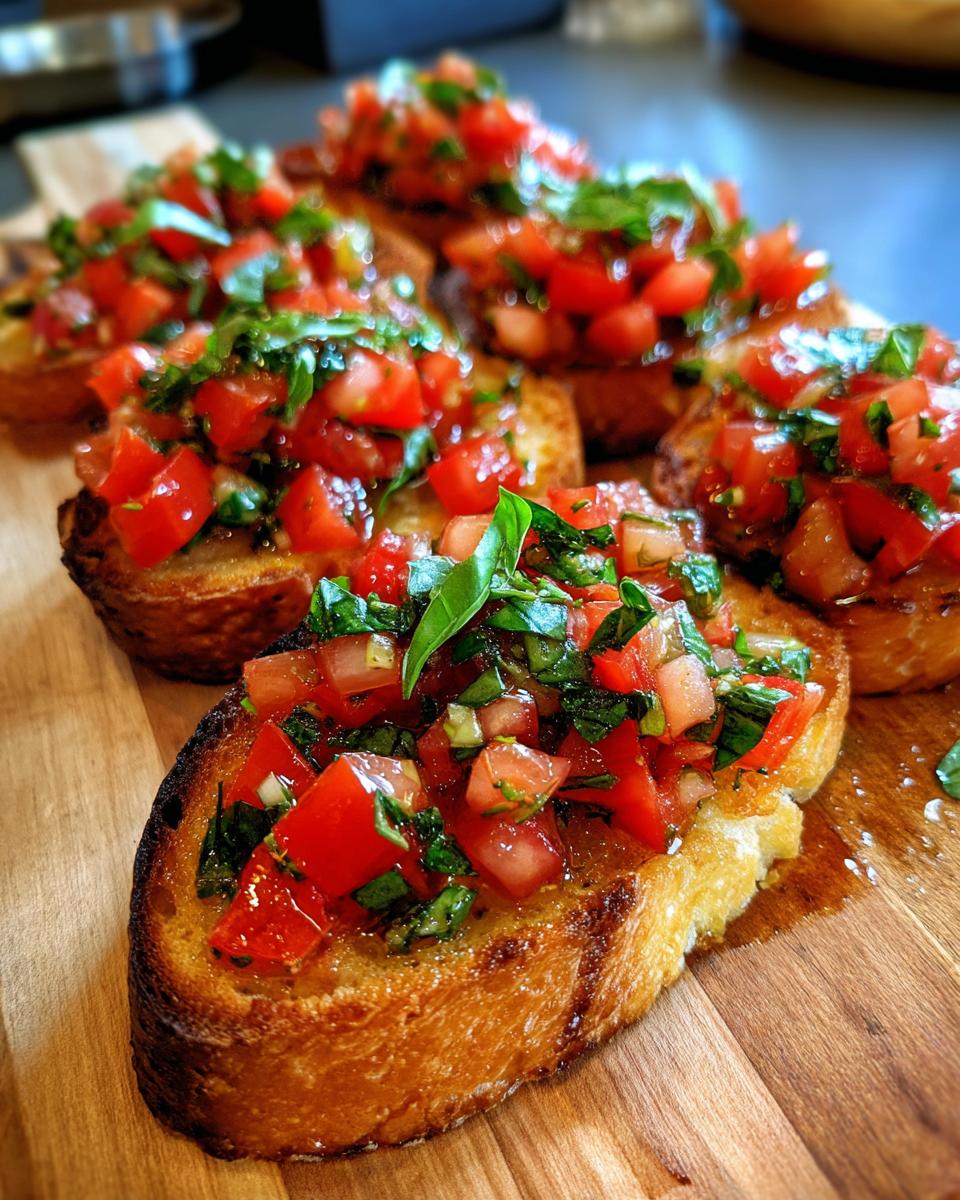 7-Ingredient Tomato Bruschetta Recipe - Simple & Irresistible 8 Tomato Bruschetta - detail 3