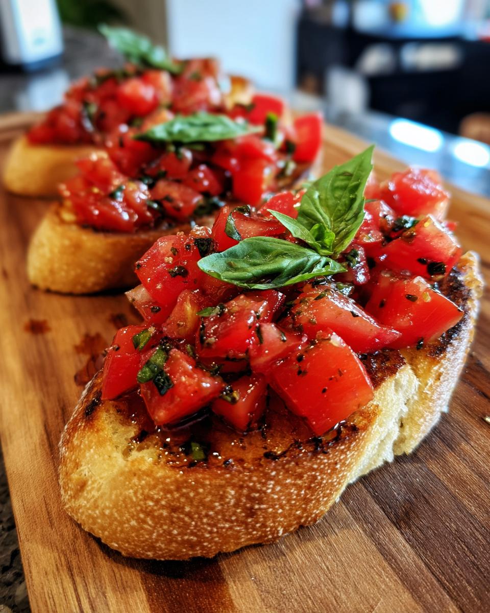 7-Ingredient Tomato Bruschetta Recipe - Simple & Irresistible 9 Tomato Bruschetta - detail 4