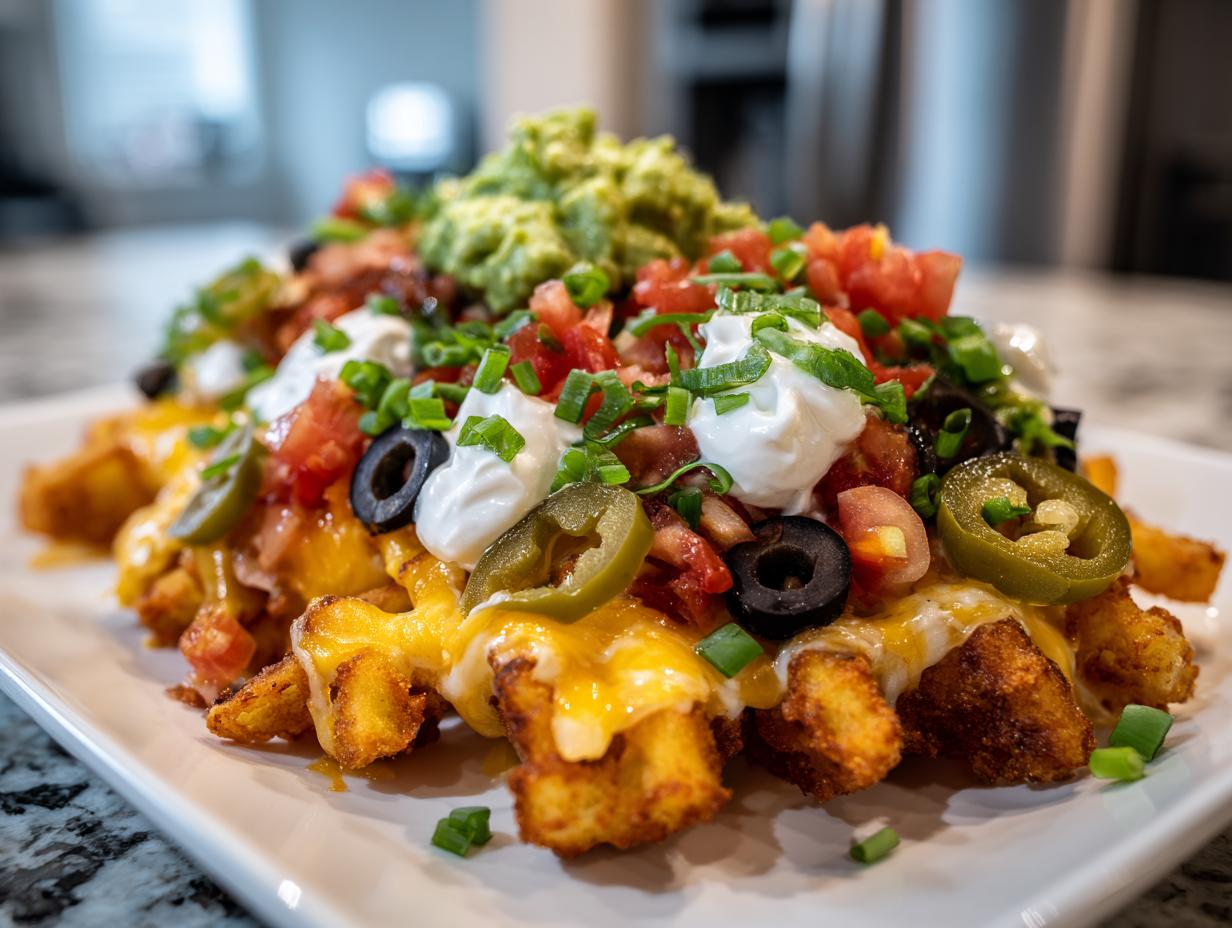 Waffle Fry Nachos