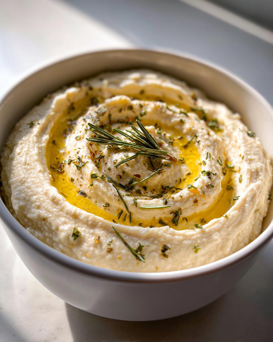 White Bean and Rosemary Dip - detail 1