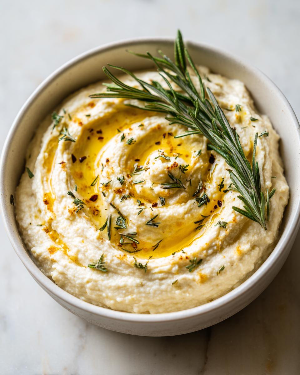 White Bean and Rosemary Dip - detail 4