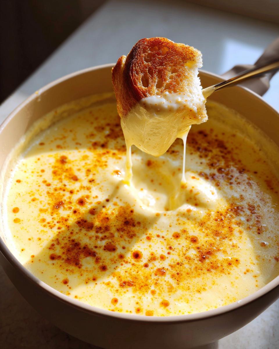 30-Minute White Cheddar Fondue That Will Steal the Show 6 White Cheddar Fondue - detail 1