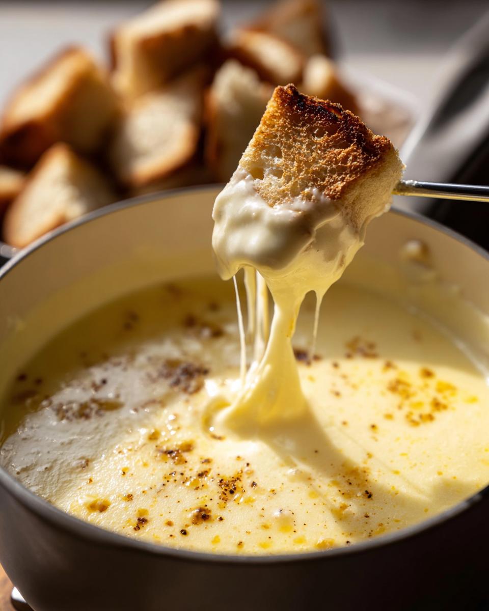 30-Minute White Cheddar Fondue That Will Steal the Show 8 White Cheddar Fondue - detail 3