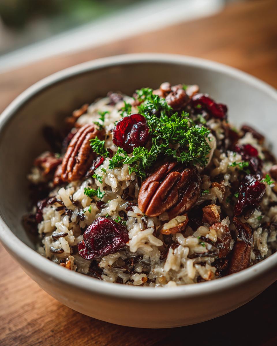 Wild Rice Pilaf with Cranberries - detail 2