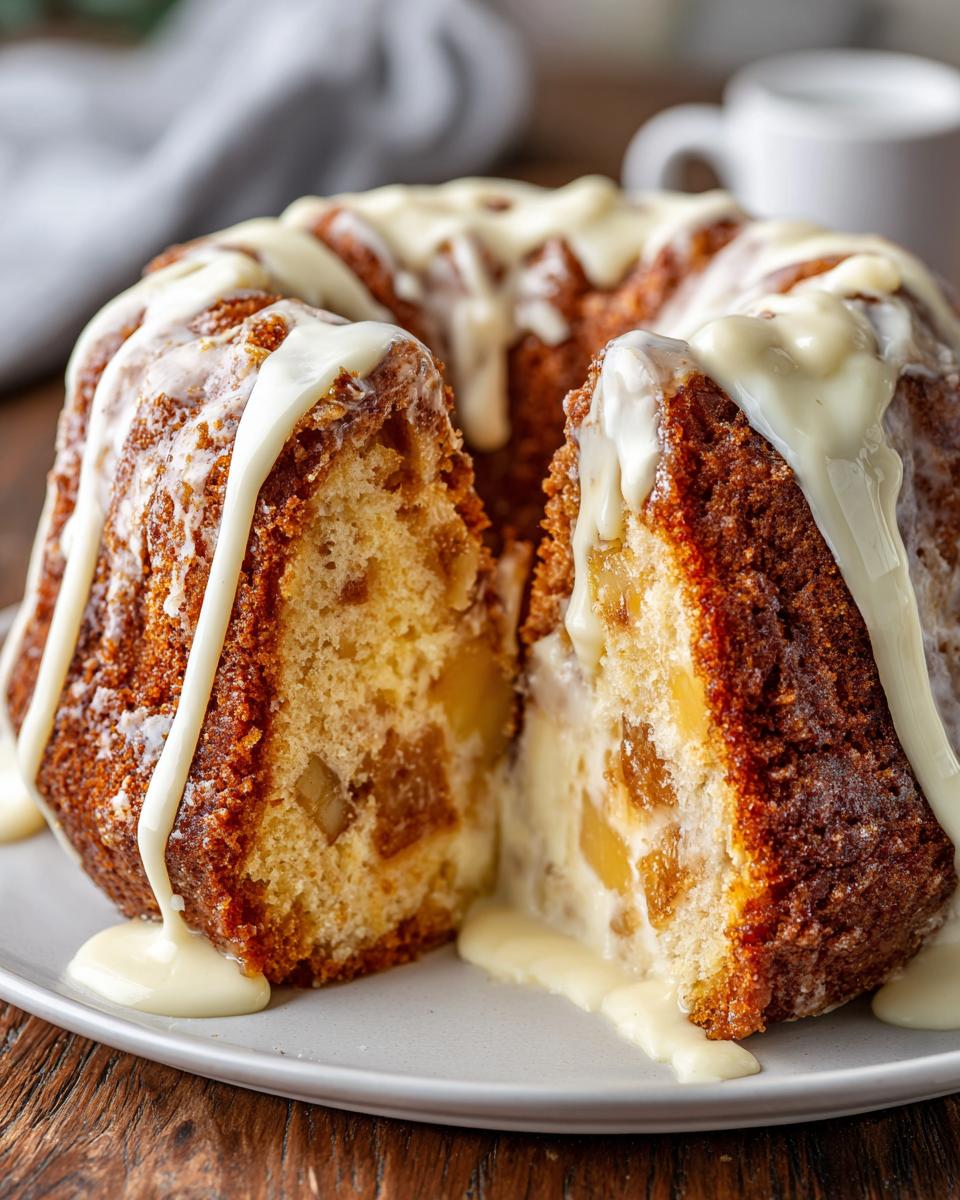 Heavenly 2-Layer Apple Cream Cheese Bundt Cake Recipe 8 Apple Cream Cheese Bundt Cake - detail 3