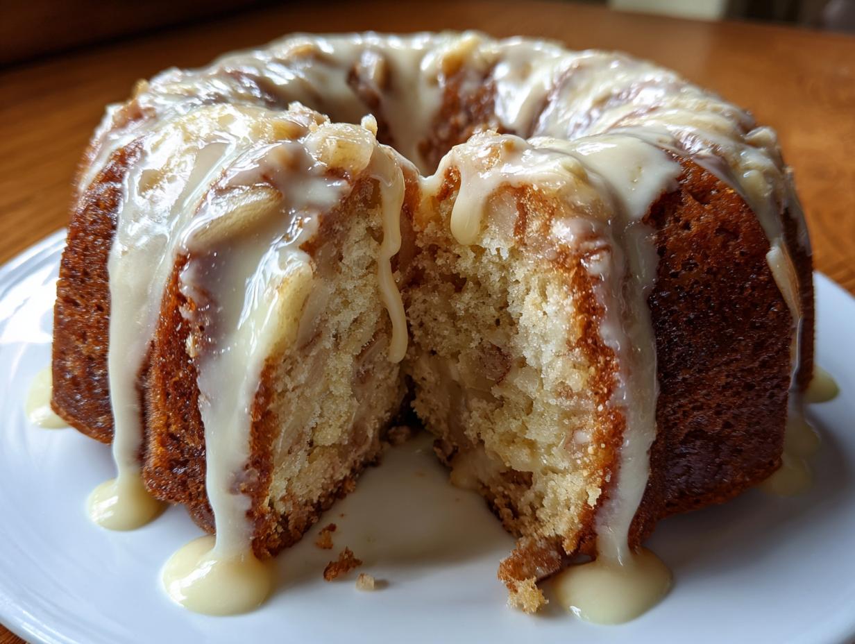 Apple Cream Cheese Bundt Cake
