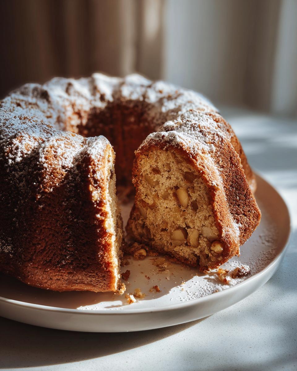Irresistible Apple Walnut Bundt Cake Recipe in 5 Simple Steps 7 Apple Walnut Bundt Cake - detail 2