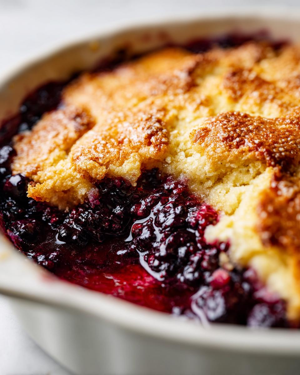 Juicy Blackberry Cobbler Recipe in Just 45 Minutes 9 Blackberry Cobbler - detail 4