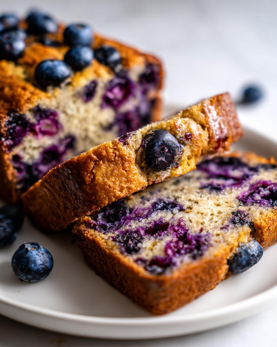 Blueberry Banana Bread - detail 1