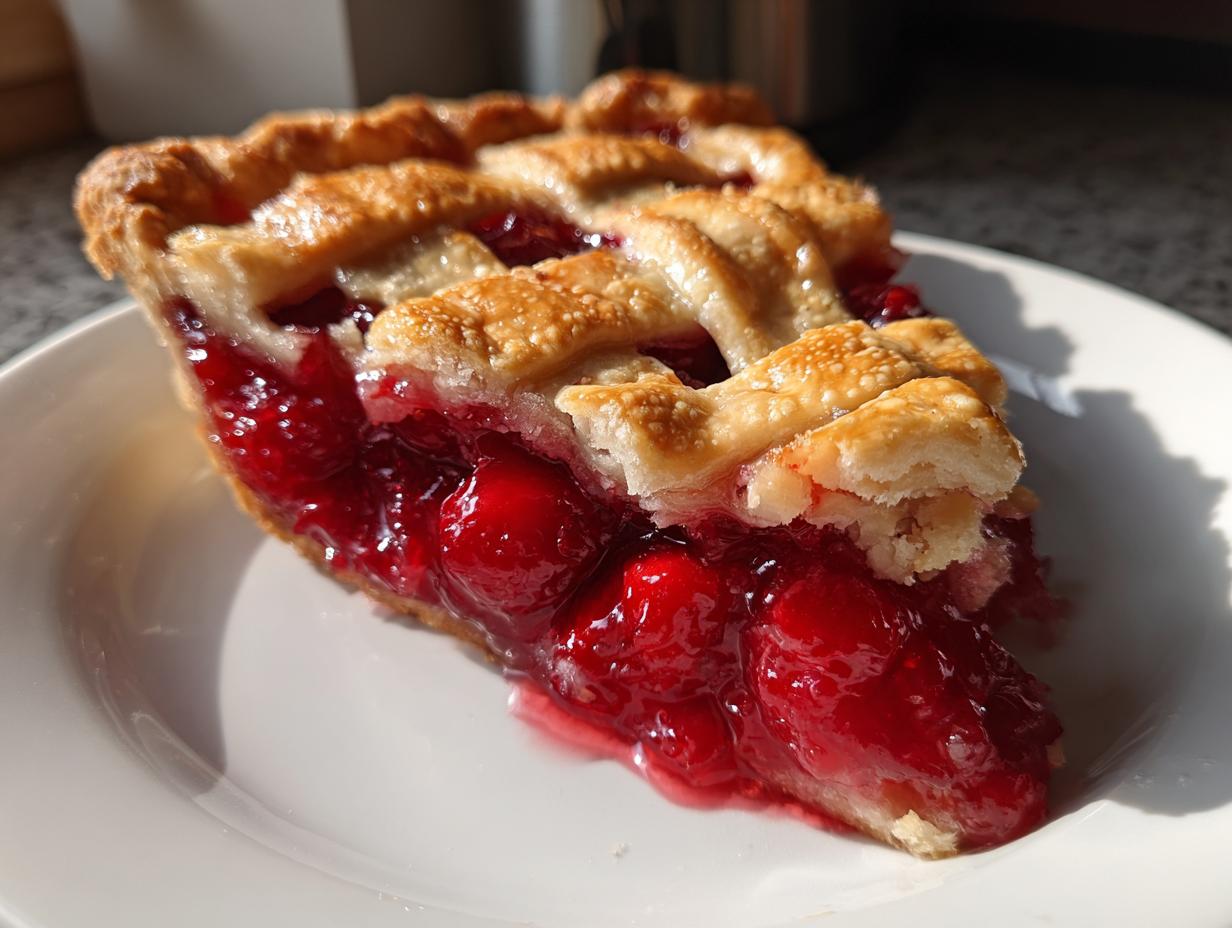 Cherry Pie with Lattice Top