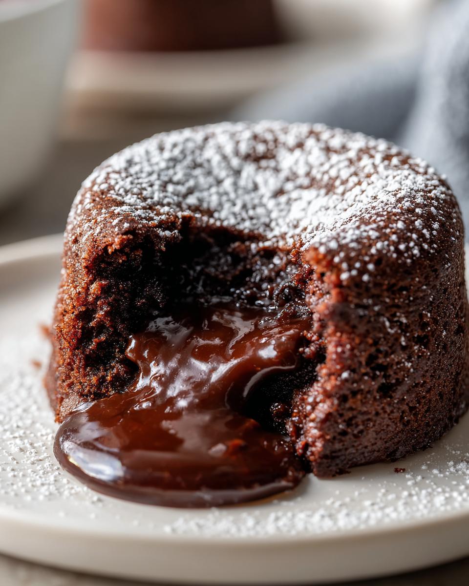 Chocolate Molten Cake - detail 2