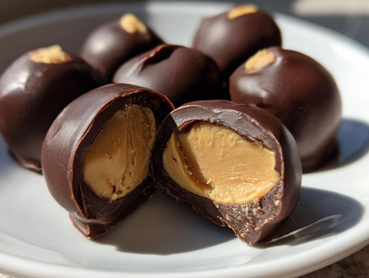 Chocolate Peanut Butter Buckeyes