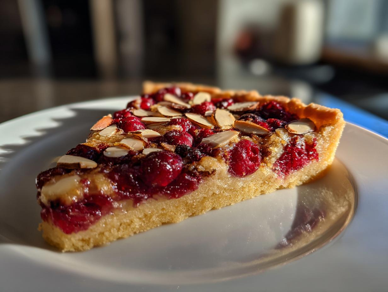 Cranberry Almond Tart