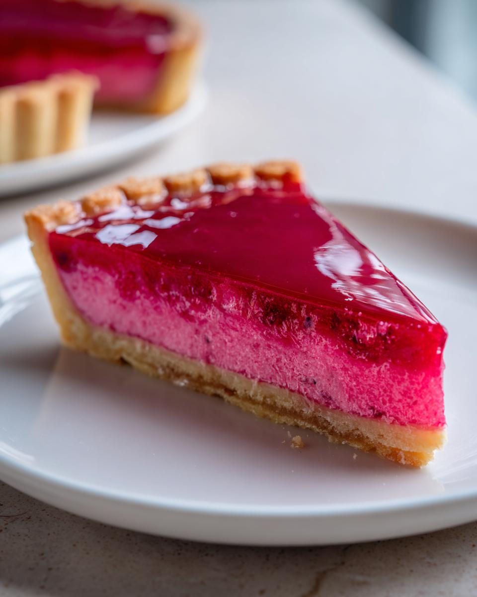 Cranberry Curd Tart - detail 1