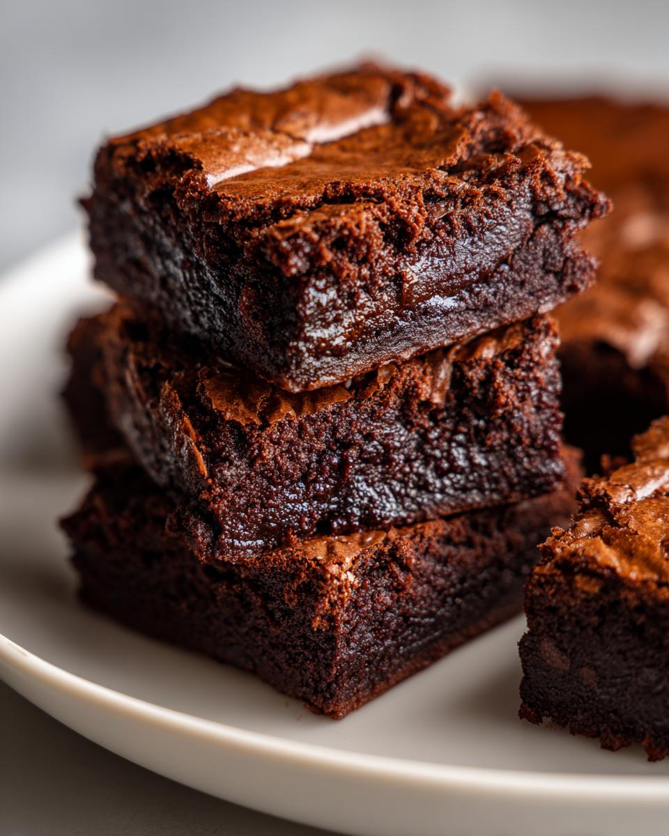 Easy Vegan Brownies - detail 1