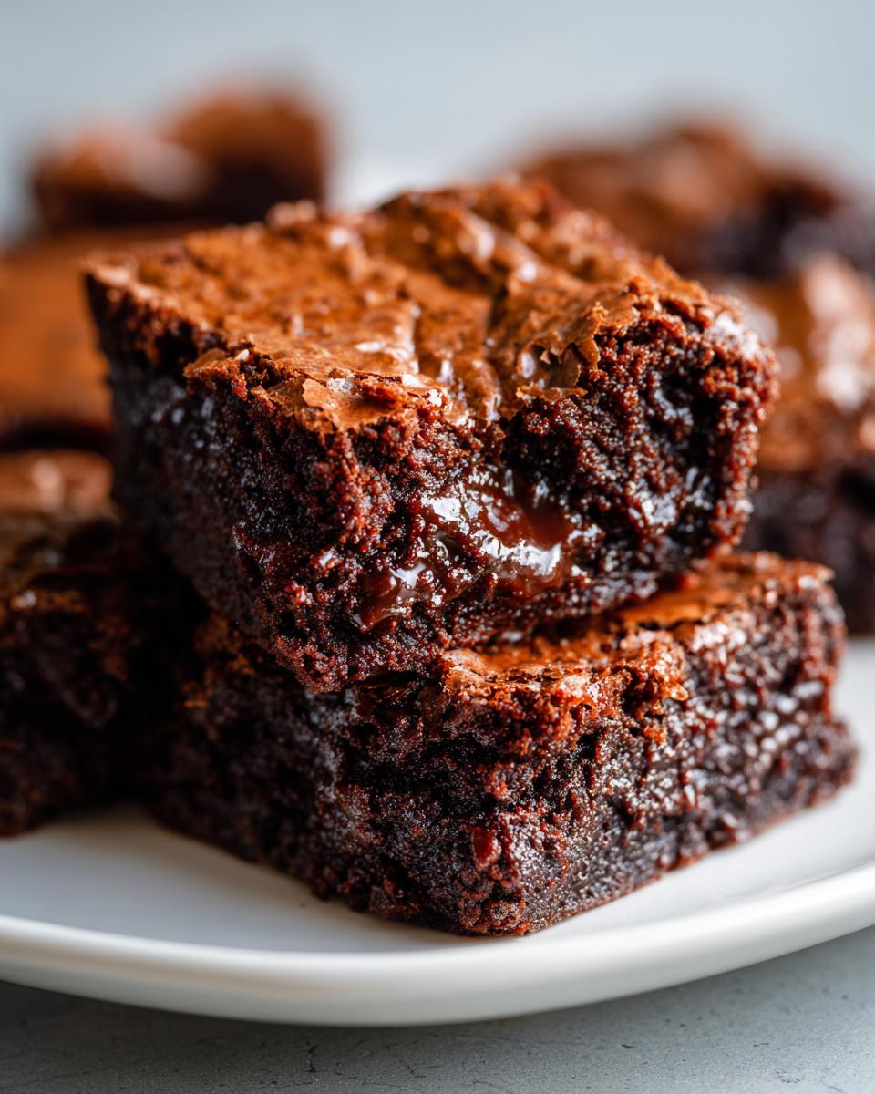 Easy Vegan Brownies - detail 2