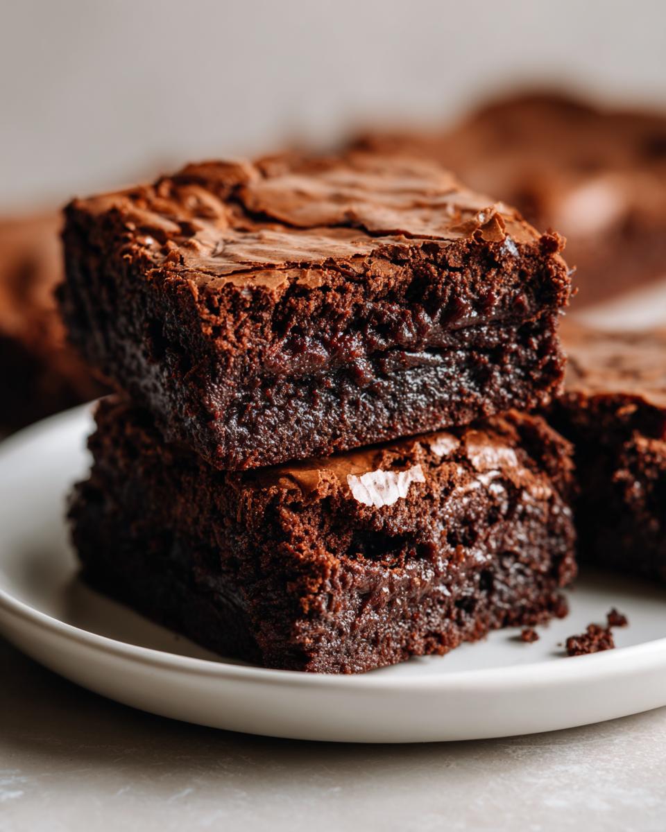 Easy Vegan Brownies - detail 3