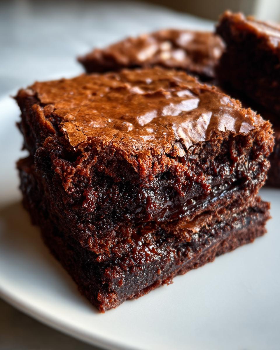 Easy Vegan Brownies - detail 4