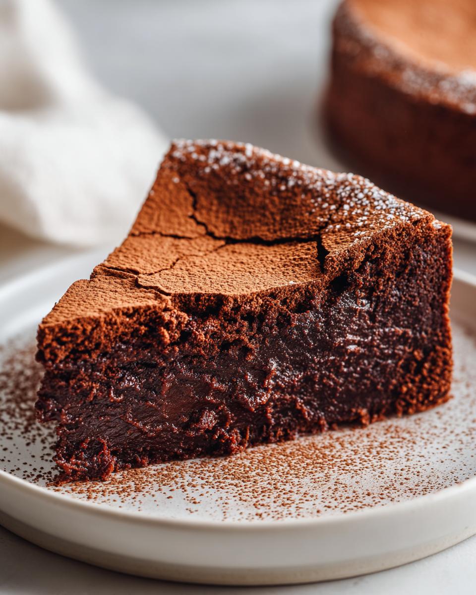 Flourless Chocolate Cake - detail 1