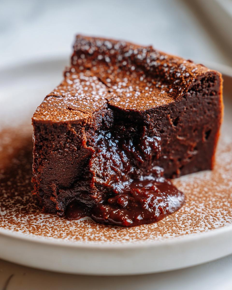 Flourless Chocolate Cake - detail 2