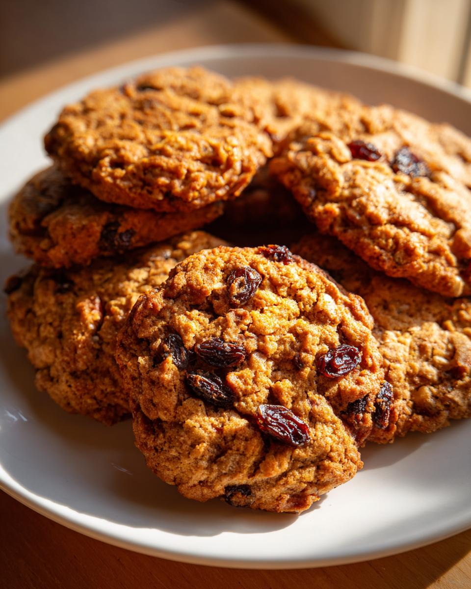 3 Irresistible Healthy Oatmeal Raisin Cookies You'll Crave 6 Healthy Oatmeal Raisin Cookies - detail 1