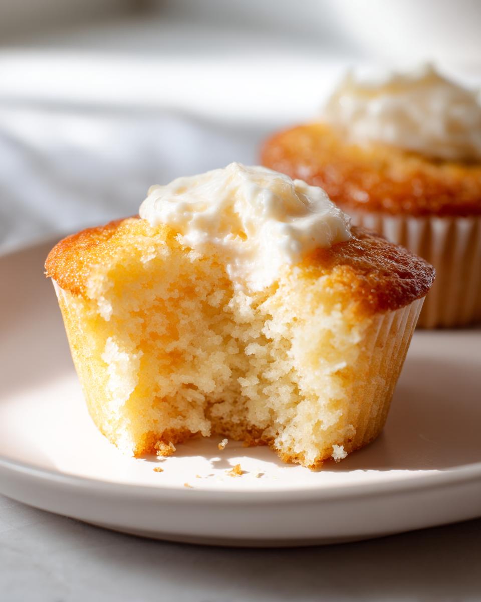 Low-Carb Vanilla Cupcakes: 4g Net Carbs of Bliss 6 Low-Carb Vanilla Cupcakes - detail 1