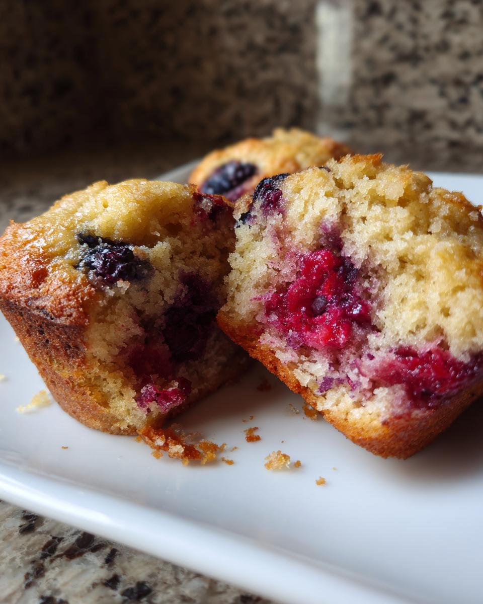Low-Sugar Berry Muffins - detail 1