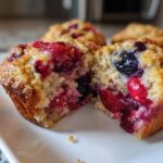 Low-Sugar Berry Muffins