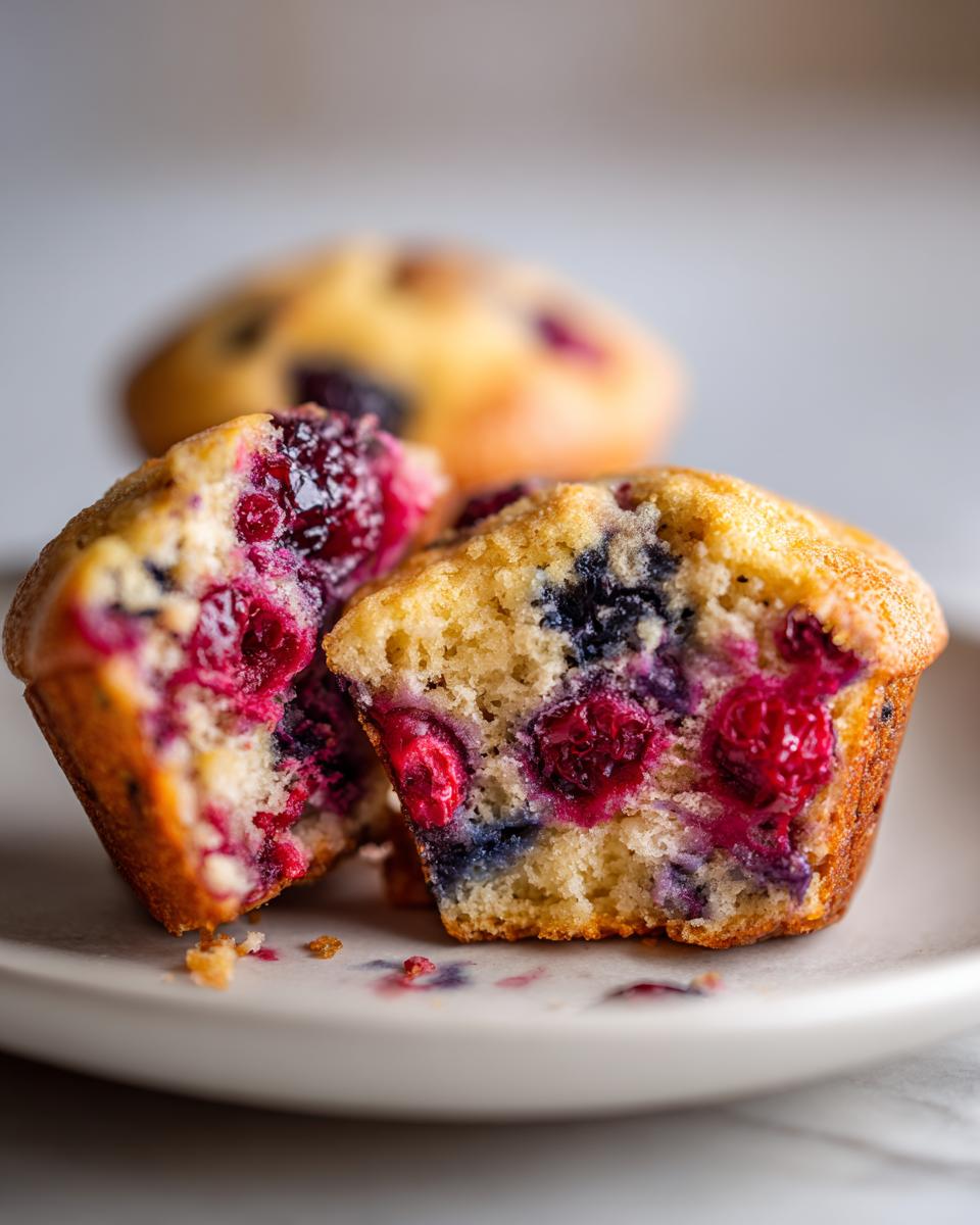 Low-Sugar Berry Muffins - detail 3