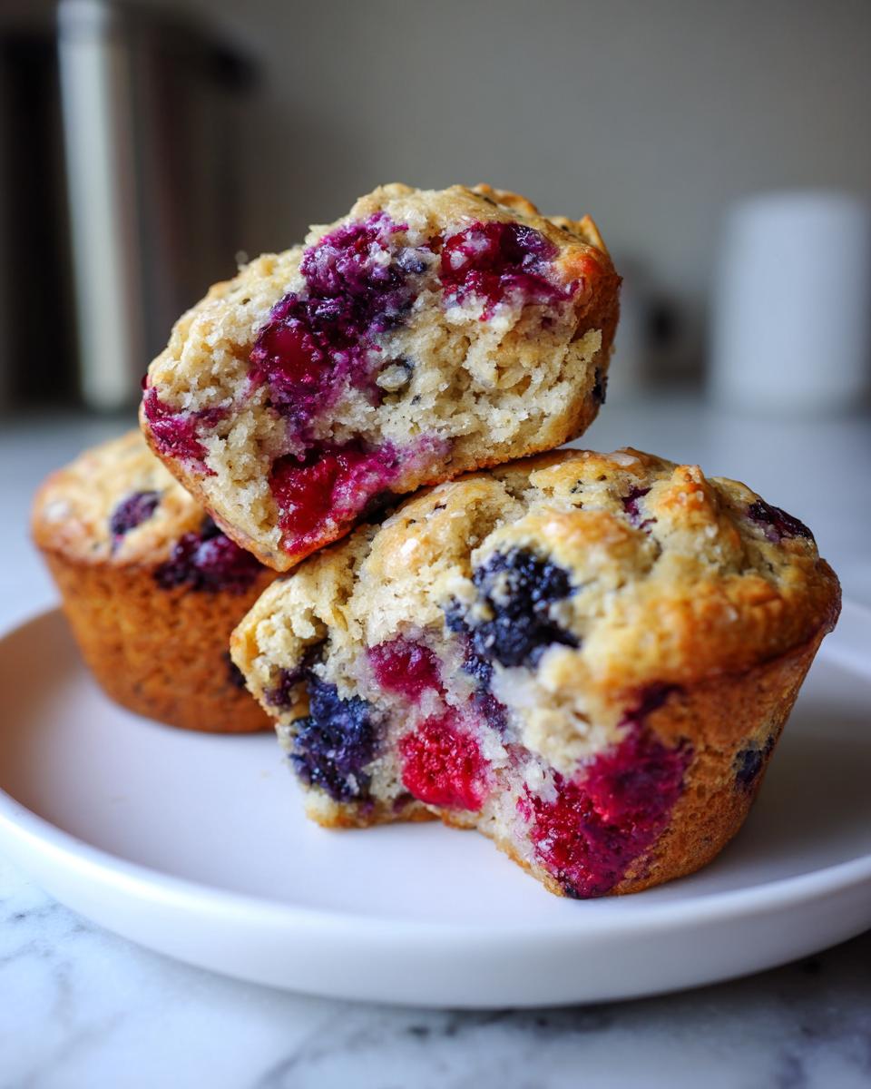 Low-Sugar Berry Muffins - detail 4