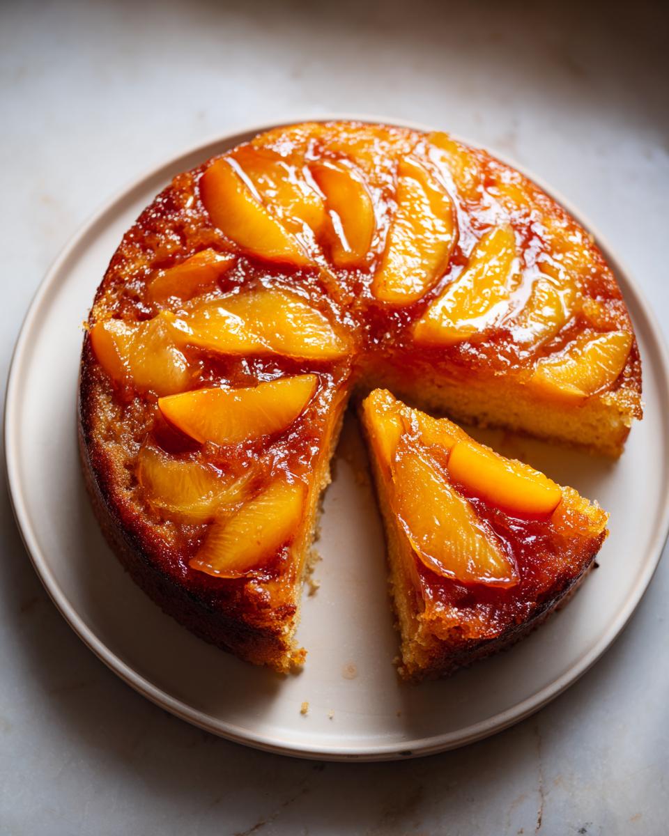 Peach Upside Down Cake - detail 1