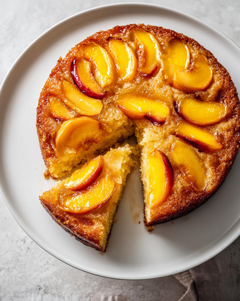 Peach Upside Down Cake - detail 3
