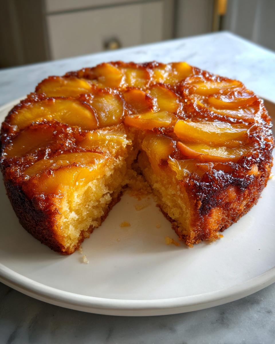Peach Upside Down Cake - detail 4