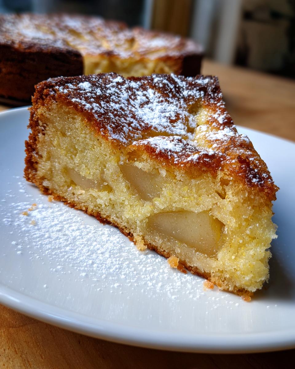Pear and Ginger Cake - detail 1