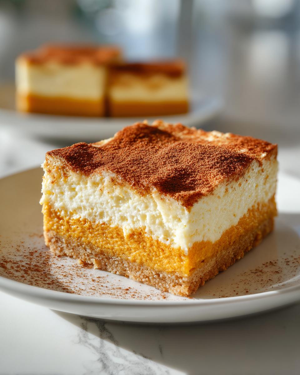Irresistible Pumpkin Cheesecake Bars in Just 35 Minutes 6 Pumpkin Cheesecake Bars - detail 1
