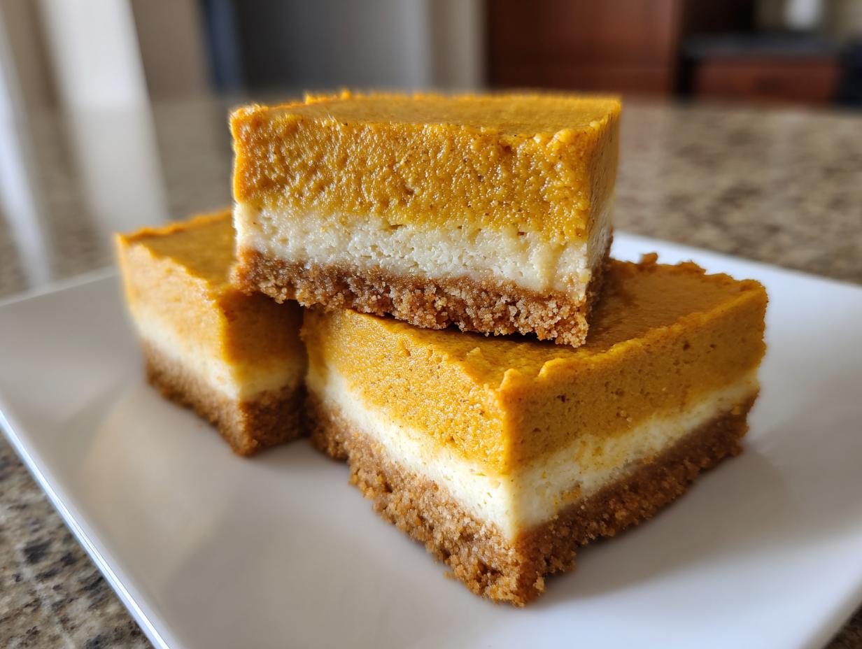 Spiced Pumpkin Pie Bars