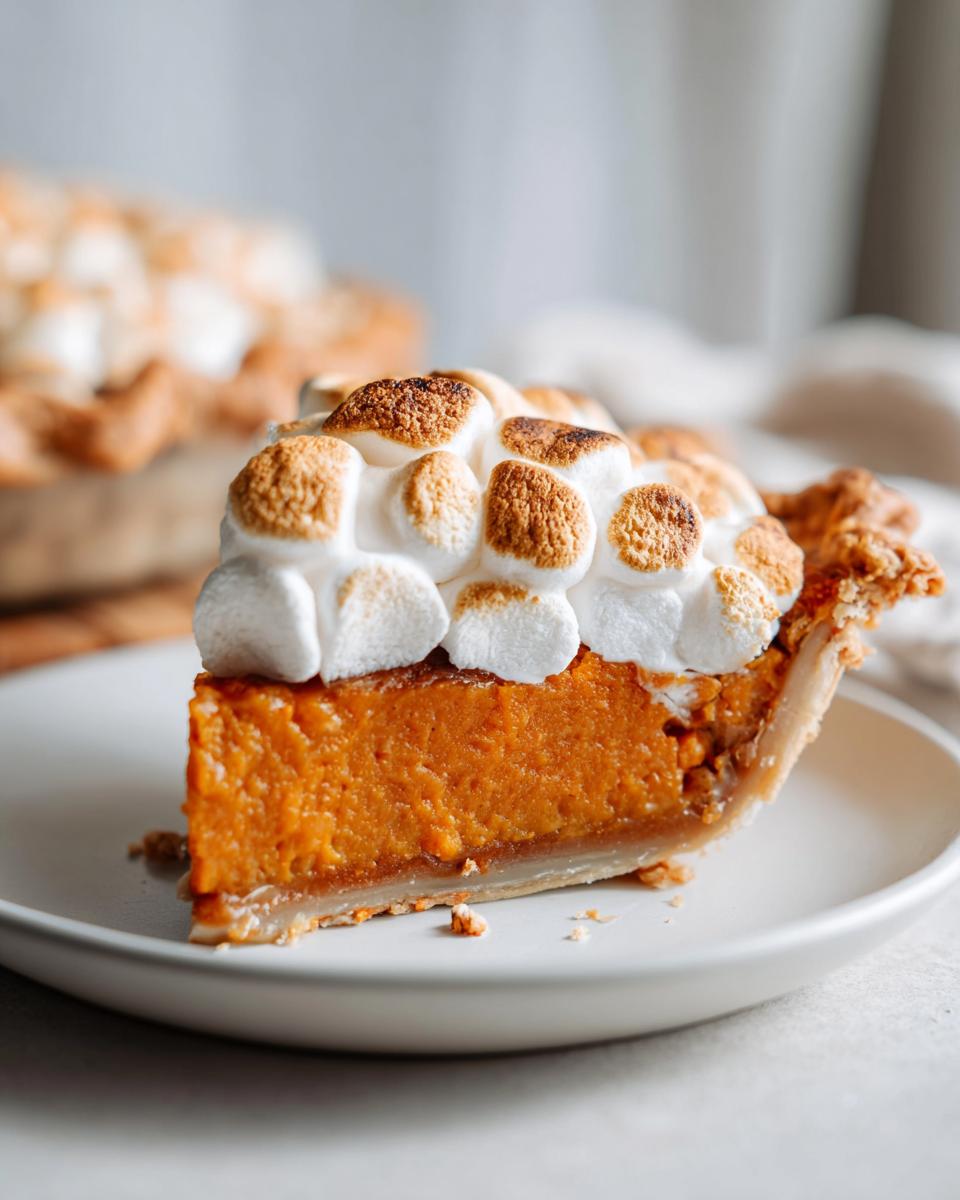 1 Heavenly Sweet Potato Pie with Marshmallow 6 Sweet Potato Pie with Marshmallow - detail 1