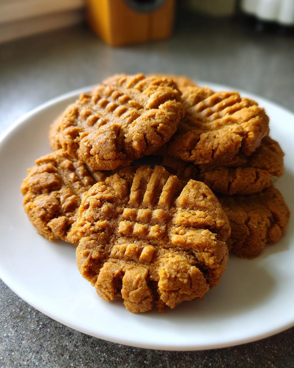 Vegan Peanut Butter Cookies - detail 2