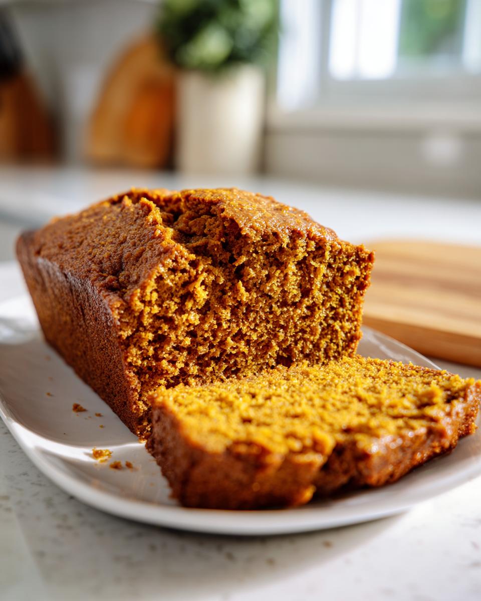 Vegan Pumpkin Bread - detail 1
