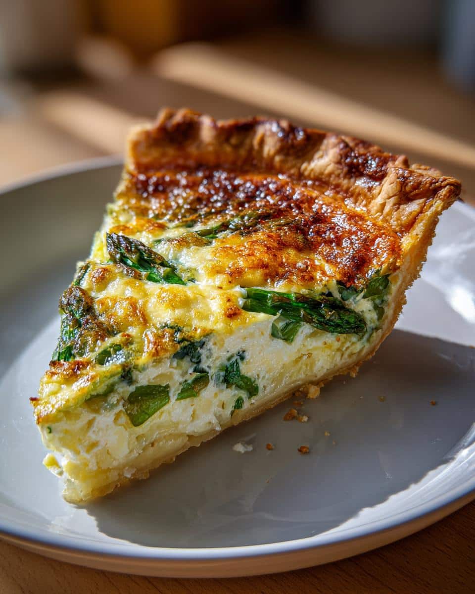Asparagus Gruyere Quiche - detail 2