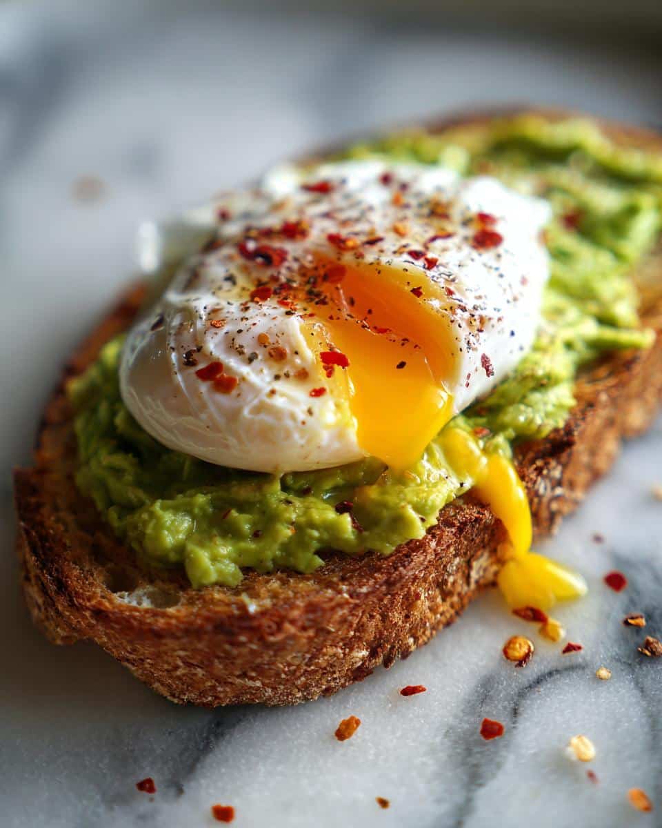 Creamy Avocado Toast with Poached Egg in Just 10 Minutes 4 Avocado Toast with Poached Egg - detail 1