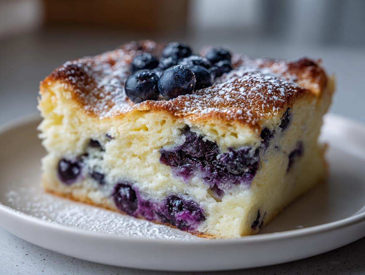 Blueberry Pancake Casserole