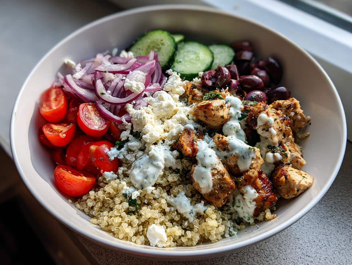 Greek Chicken Bowls